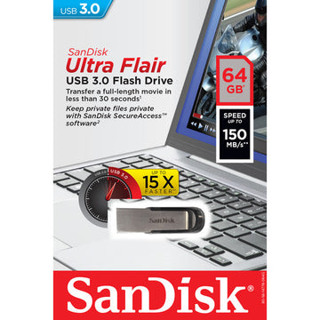 SanDisk 64GB Ultra Flair USB Flash Drive